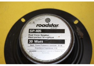 PAIRE DE HAUTS PARLEURS ROADSTAR SP 405 Ø 130mm...AUTOS VINTAGE COLLECTION