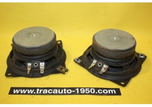 PAIRE DE HAUTS PARLEURS  Ø 100mm...AUTOS VINTAGE COLLECTION