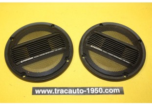 PAIRE DE GRILLES DE HAUT PARLEUR PIONEER TS-1001 Ø 130mm...AUTOS VINTAGE COLLECTION