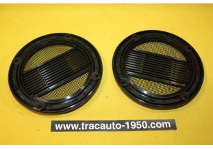 PAIRE DE GRILLES DE HAUT PARLEUR PIONEER TS-1001 Ø 130mm...AUTOS VINTAGE COLLECTION