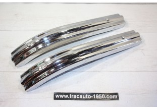 PAIRE D'EMBOUTS DE PARE CHOC L/330mm...AUTOS ANCIENNES COLLEXTION