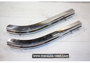 PAIRE D'EMBOUTS DE PARE CHOC L/330mm...AUTOS ANCIENNES COLLEXTION