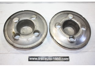 LOT DE 2 ENJOLIVEURS DE ROUE INOX Ø 170mm...ALFA ROMEO