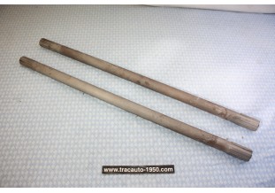 PAIRE DE BARRES DE TORSION OU D'ARBRES DE ROUE ?? L/625mm...AUTOS ANCIENNES COLLECTION