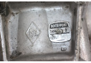 BOITE DE VITESSE COMPLETE RENAULT TYPE 3...RENAULT 4CV