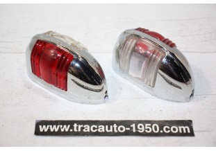 PAIRE DE CABOCHONS LATERAUX MARCHAL FANAL LUXE 645060/22 D/G...AUTOS ANCIENNES COLLECTION voir descriptif