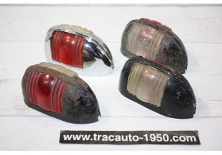 LOT DE 4 CABOCHONS LATERAUX MARCHAL FANAL 645060/22 D/G...AUTOS ANCIENNES COLLECTION voir descriptif