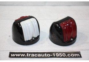 PAIRE DE FEUX DE POSITION MAD 909 Ø 65mm...AUTOS CAMIONS ANCIENS COLLECTION