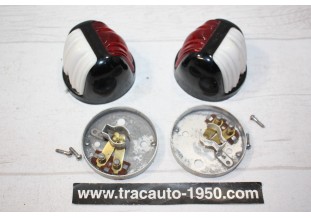 PAIRE DE FEUX DE POSITION MAD 909 Ø 65mm...AUTOS CAMIONS ANCIENS COLLECTION