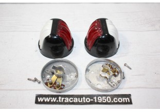 PAIRE DE FEUX DE POSITION MAD 909 Ø 65mm...AUTOS CAMIONS ANCIENS COLLECTION