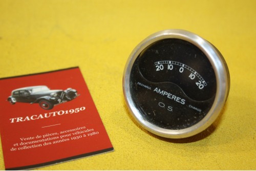 MANO AMPEREMETRE OS 20 AMP Ø 56mm...AUTOS AVANT GUERRE