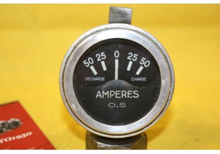 MANO AMPEREMETRE 50A OS...AUTOS ANCIENNES DIVERS