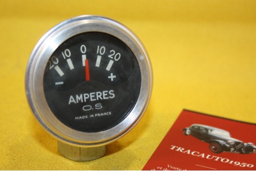 MANO AMPEREMETRE 20Amp OS 4876/019...AUTOS ANCIENNES DIVERS