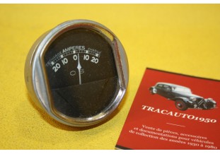 MANO AMPEREMETRE OS 20 AMP Ø 55mm...AUTOS AVANT GUERRE