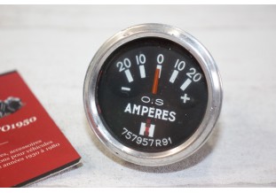 MANO AMPEREMETRE OS 20 AMP 75957 Ø 57mm...AUTOS AVANT GUERRE