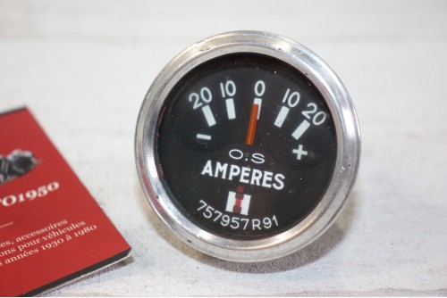 MANO AMPEREMETRE OS 20 AMP 75957 Ø 57mm...AUTOS AVANT GUERRE