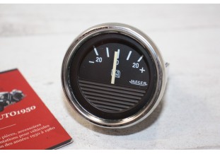MANO AMPEREMETRE JAEGER 20 AMP 097110 Ø 58mm...AUTOS ANCIENNES COLLECTION