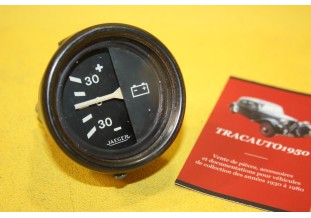 AMPEREMETRE JAEGER 30 AMP Ø 57mm...AUTOS ANCIENNES COLLECTION