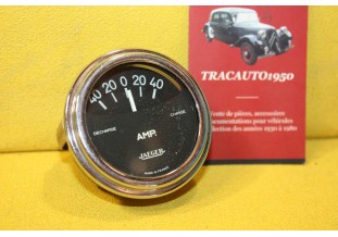 AMPEREMETRE JAEGER 40 AMP Ø 60mm...AUTOS ANCIENNES COLLECTION