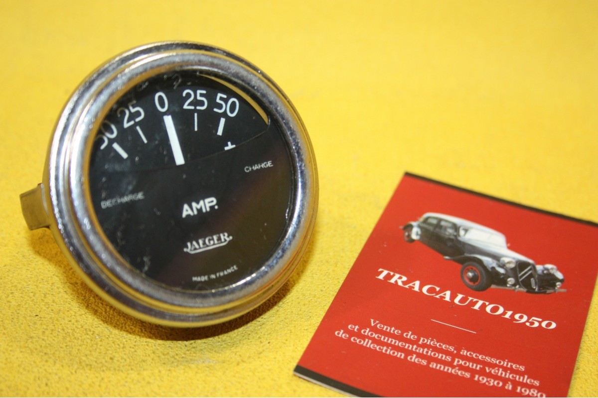 MANO AMPEREMETRE 50A JAEGER 082861/01...R8 1000 RALLYE AUTOS Divers voir descriptif