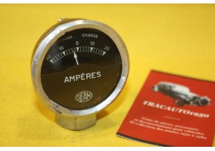 MAMO AMPEREMETRE SIFAM 20 AMP Ø 56mm...AUTOS ANCIENNES COLLECTION