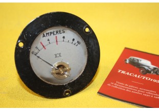 MAMO AMPEREMETRE 10 AMP Ø 70mm...AUTOS CAMIONS AVANT GUERRE