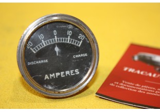 MANO AMPEREMETRE 20 AMP Ø 45mm...MOTOS ANCIENNES