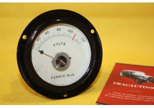 MAMO VOLTMETRE FERRIX Ø 72mm...AUTOS CAMIONS AVANT GUERRE