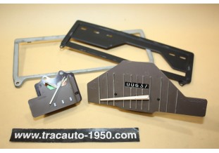 COMPTEUR DE VITESSE + JAUGE ESSENCE 12V JAEGER...RENAULT R4 4L 1966/1970