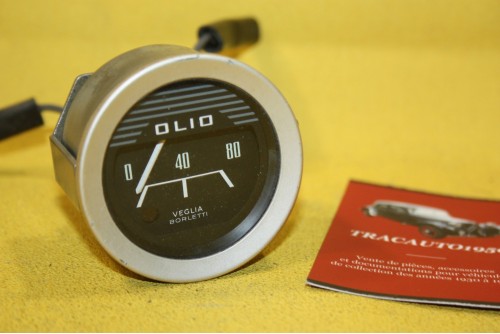 MANO DE TEMPERATURE D'HUILE VEGLIA 12v 80 C°...AUTOS VINTAGE COLLECTION