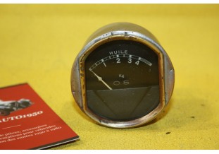 MANO DE PRESSION D'HUILE OS MECANIQUE 4 kg/cm2...AUTOS ANCIENNES COLLECTION