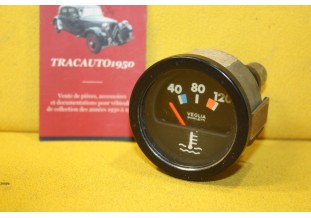 MANO DE TEMPERATURE D'EAU VEGLIA 12V 120 C°...AUTOS VINTAGE COLLECTION
