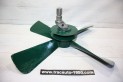 HELICE DE VENTILATEUR 4 PALES AVEC POULIE...FIAT 509 511 513  ???