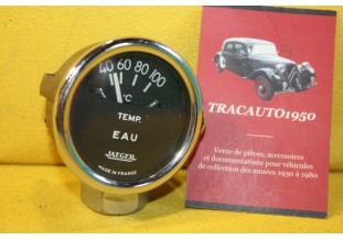 MANO DE TEMPERATURE D'EAU JAEGER 12V 100 C°...AUTOS TRACTEURS ANCIENS