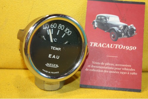 MANO DE TEMPERATURE D'EAU JAEGER 12V 100 C°...AUTOS TRACTEURS ANCIENS