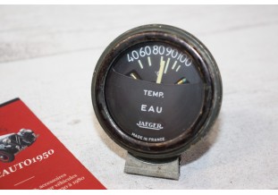 MANO DE TEMPERATURE D'EAU JAEGER 28V 100 C°...CAMIONS TRACTEURS ARMEE