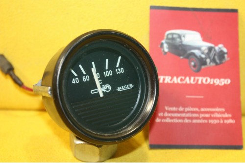 MANO DE TEMPERATURE D'EAU JAEGER 12V 130 C°...R8 S R8 GORDINI SIMCA RALLYE voir descriptif
