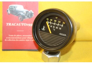 MANO DE TEMPERATURE D'EAU JAEGER 12V 130 C°...R8 S R8 GORDINI SIMCA RALLYE voir descriptif