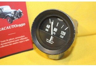 MANO DE TEMPERATURE D'EAU JAEGER 12V 120 C°...AUTOS COLLECTION