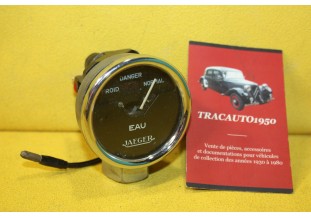 MANO DE TEMPERATURE D'EAU JAEGER 6V...AUTOS ANCIENNES COLLECTION