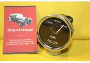 MANO DE TEMPERATURE D'EAU JAEGER 6V...AUTOS ANCIENNES COLLECTION