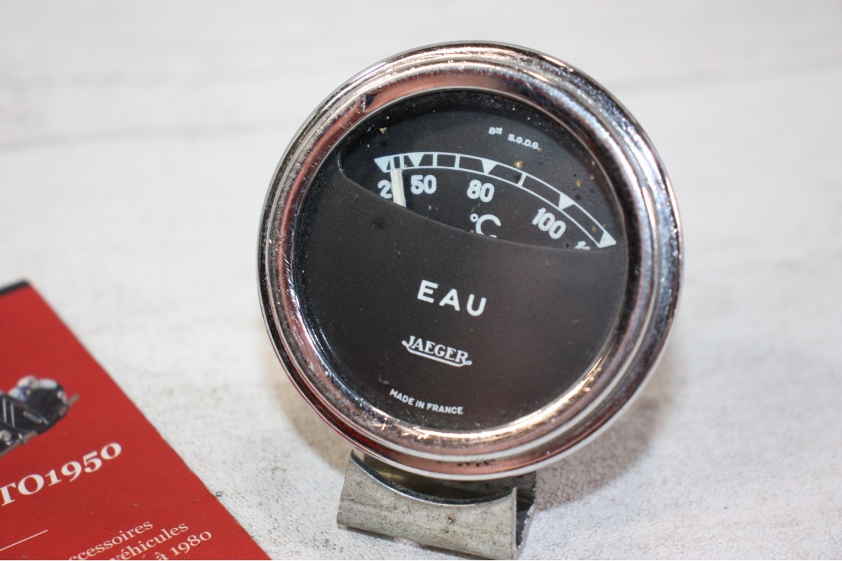 MANO DE TEMPERATURE D'EAU JAEGER MECANIQUE 115 C°...AUTOS TRACTEURS