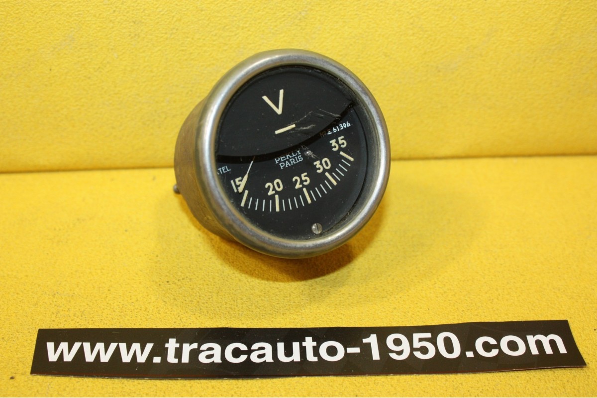 MANO VOLTMETRE PEKLY Ø 58mm...AUTOS ANCIENNES COLLECTION