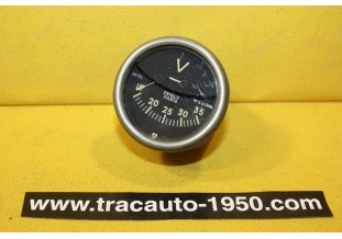 MANO VOLTMETRE PEKLY Ø 58mm...AUTOS ANCIENNES COLLECTION