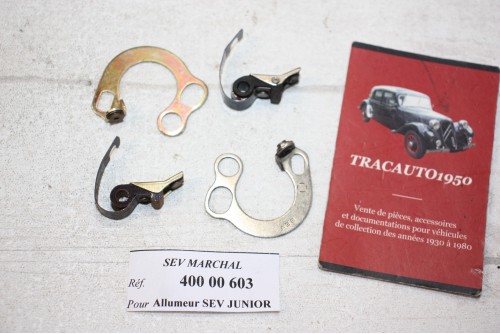 LOT DE 2 JEUX DE RUPTEURS 40000603 POUR ALLUMEURS SEV JUNIOR...4CV DAUPHINE R3 R4