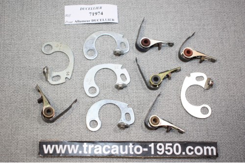 JEU DE RUPTEURS 71974 POUR ALLUMEURS DUCELLIER...RENAULT R4 4L R5 R...