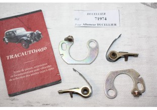 2 JEUX DE RUPTEURS 71974 POUR ALLUMEURS DUCELLIER...RENAULT R4 4L R5 R6