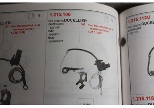 JEU DE RUPTEURS 582199 POUR ALLUMEURS DUCELLIER...FIAT X 1/9 PANDA ...