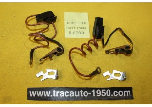 2 JEUX DE RUPTEURS 618708 POUR ALLUMEURS DUCELLIER...PEUGEOT 204 304 305