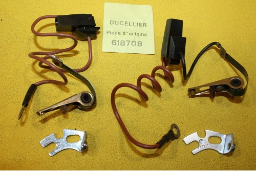 2 JEUX DE RUPTEURS 618708 POUR ALLUMEURS DUCELLIER...PEUGEOT 204 304 305